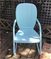 METAL GARDEN CHAIR c1950