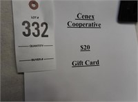 Cenex Cooperative $20 Gift Card