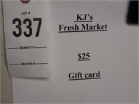 KJ's Fresh Market $25 Gift Card