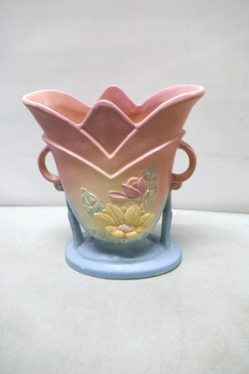 Hull Pottery Vase 9"T