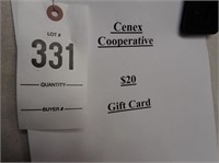 Cenex Cooperative $20 Gift Card