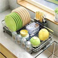 New PXRACK Dish Drying Rack, Expandable(12.8"-21.5