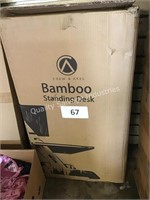bamboo standing desk