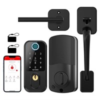 Smart Lock Keyless Entry Door Lock with Handle -