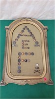WW1 ARMY EXPEDITIONARY FORSE TRENCH ART FRAMED
