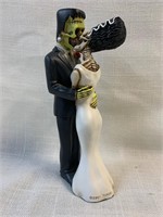 Frankenstein & Bride of Frankenstein figurine 7"