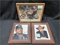 DAVID ALLAN COE AND HAGGARD AUTOGRAPHS