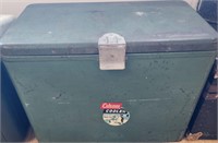 VTG Aluminum Coleman Cooler With Treys