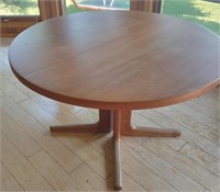 Wooden Kitchen-Dining Table With Leaf