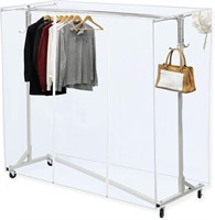 Simple Houseware Grade Z-Base Garment Rack 62" Bar