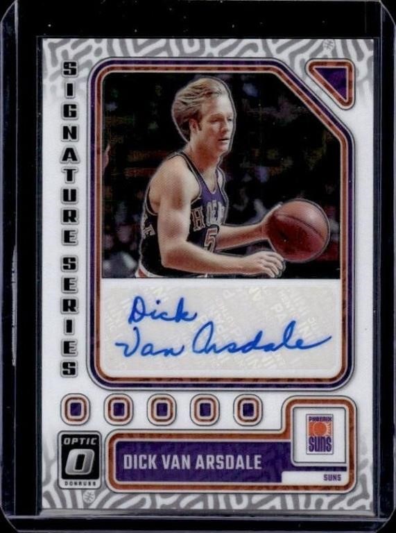 Dick Van Arsdale Autograph Card 23-24 Donruss Opti