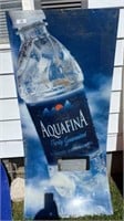 Tall Aquafina Sign Off Vending Machine