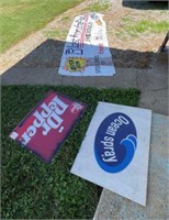 Dr. Pepper, Ocean Spray Signs & Pepsi Banner