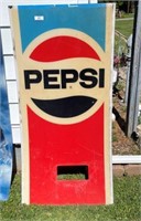 Tall Pepsi Sign Off Vending Machine