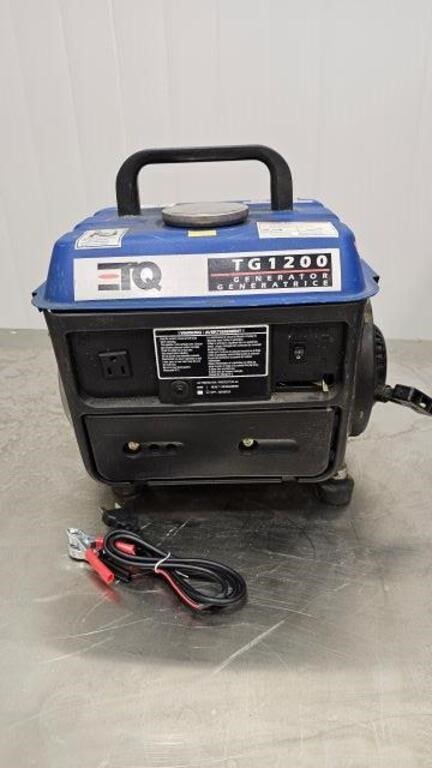 ETQ GAS 120V GENERATOR W MANUAL