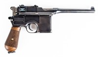 Gun Persian Mauser C96 Semi Auto Pistol 9MM