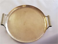 Brass Handled Round Tray