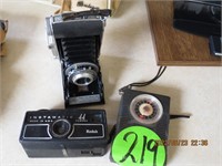 MIsc vintage cameras- transitter radio