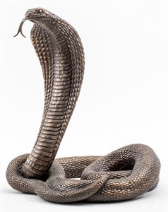 King Cobra Snake Sculpture