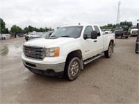 2012 GMC 2500 HD Extended Cab 4x4 Pickup Truck 1GT