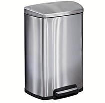 $60  Tramontina 13 Gal Step Trash  Stainless Steel