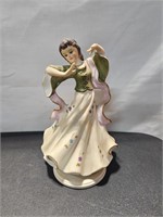 Lady Dancing Musical Figurine