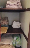Linen Closet Contents (upstairs closet)