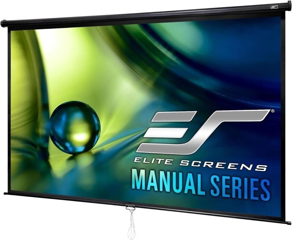 Elite Screens Manual Series, 80-INCH Pull Down