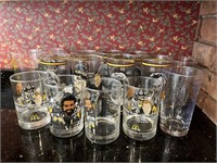 Assorted Collectible Steelers Glsses