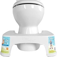 Step and Go Toilet Stool 7" Proper Toilet...