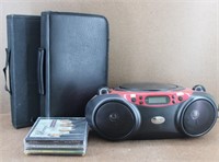 CD Collection w/ GPX Boombox