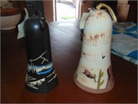 2 SW Native pottery bells