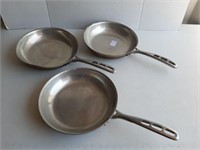 (3) FRY PANS