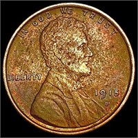 1915-D Wheat Cent CLOSELY UNCIRCULATED