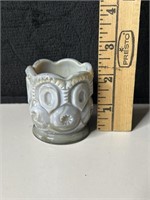 LE Smith Marble Glass Votive Toothpick Holder