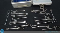 Lot of Murphy Retractors & Other Surgical Instrume