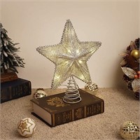 Christmas Tree Topper Star-Silver
