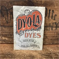 Dyola Dyes Tin Sign