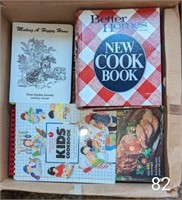 LARGE BOX OF COOKBOOKS