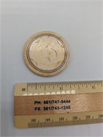 Antique Ivory Pre Ban Poker Chip