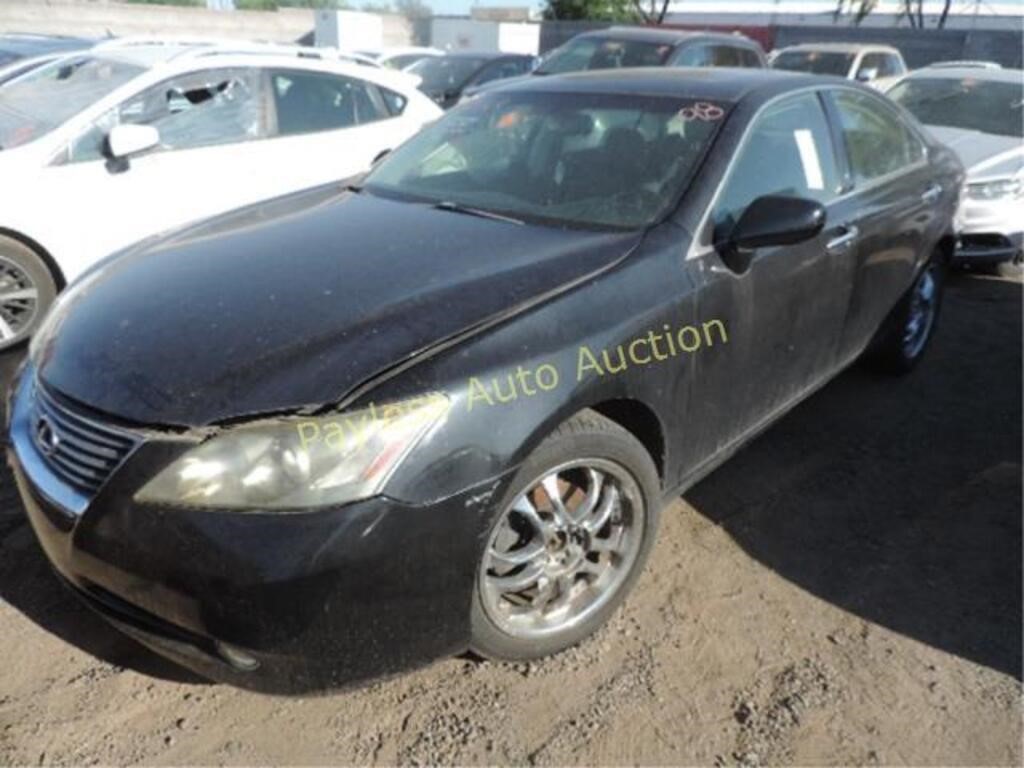 2009 Lexus ES350 JTHBJ46G892317431 Black