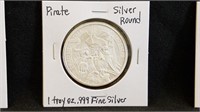 Pirate Silver Round