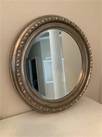 Round golf mirror