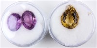 Jewelry Unmounted Amethyst & Citrine Gemstones