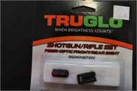 Truglo Shotgun/Rifle Set Fiber-Optic Front/Rear