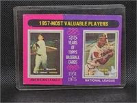 1975 Topps #195 Most Valuable Players Mickey