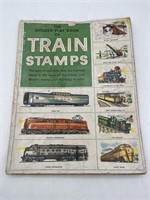 The Golden Play Book of Train Stamps 1955