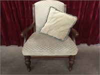 Davis Furniture Parlour Chair w/ Matching Pillow