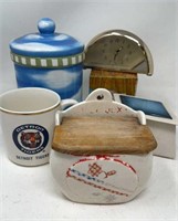 Detroit Tigers Mug, Vintage Salt Box & More