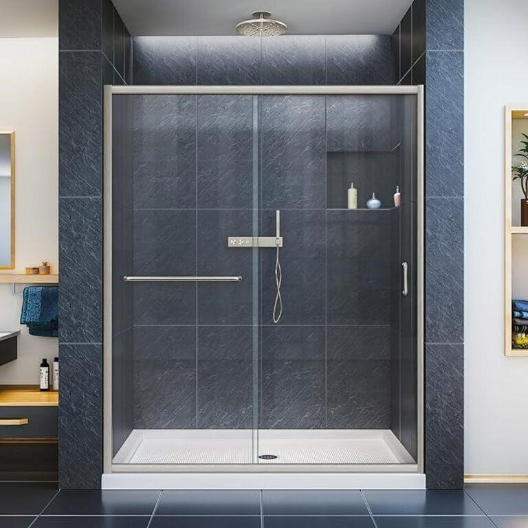 Semi-Frameless Sliding Shower Door